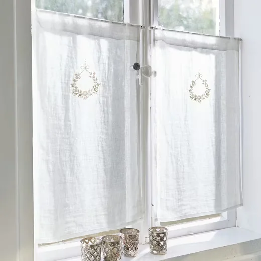 MIRABEAU Scheibengardine Bréteny creme Fenstervorhang