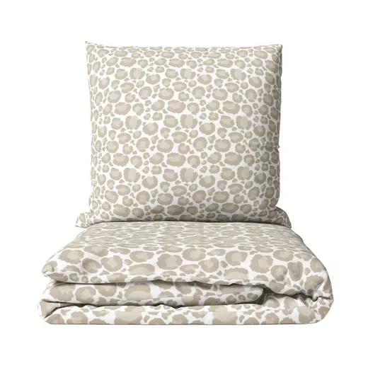 MTONLINEHANDEL Bettwäsche Leo Adventure Renforce weiss beige braun