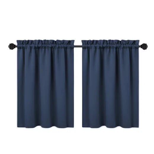 GARVEEMORE Verdunkelungsvorhang Valance 230 GSM Mikrofaser blickdicht
