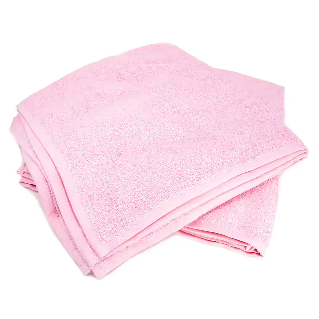 ANCIENT WISDOM Handtuchset 2er Set Pink 70 x 140 cm weich saugstark