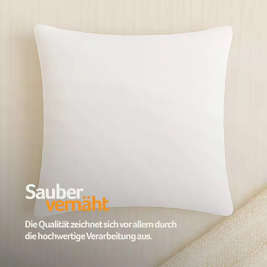 Bestlivings Kissenbezüge Ellen uni mit Reißverschluss