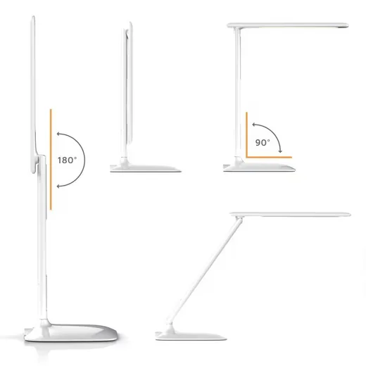 Brandson LED Schreibtischlampe 450 Lumen, 3 Farben, 5 Stufen dimmbar