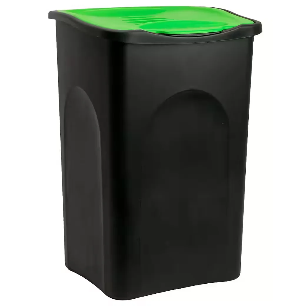 STEFANPLAST Mülleimer 50 L Abfallbehälter 56x37x39 cm Mülltrennung
