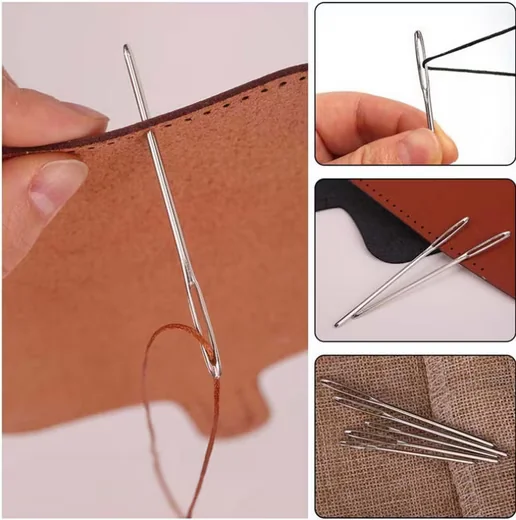TRENDS FOR LIVING Garnnadel-Set 17 Stück Stopfnadeln gebogene Spitze