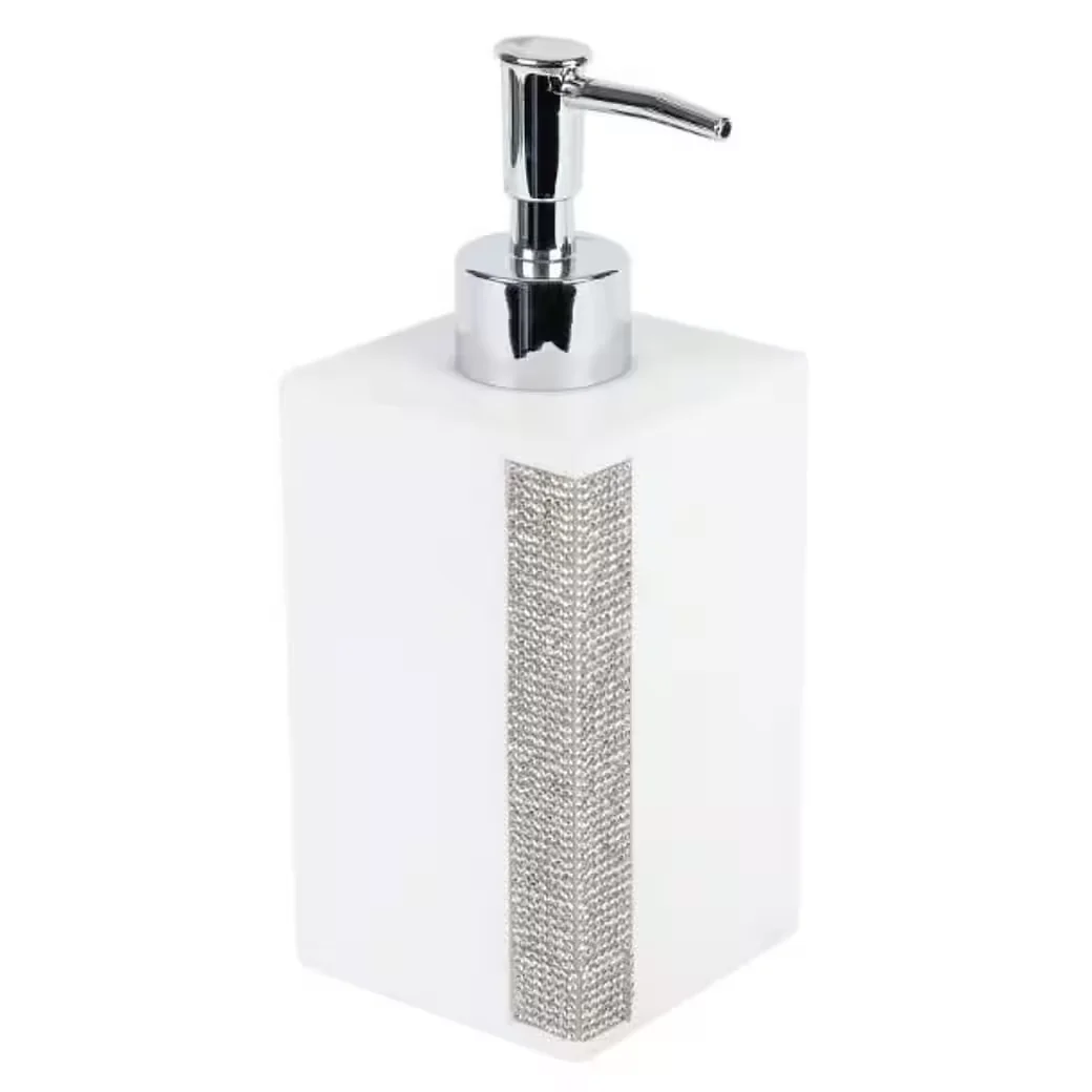 AXENTIA Seifenspender Lindos weiß Polyresin Badezimmer