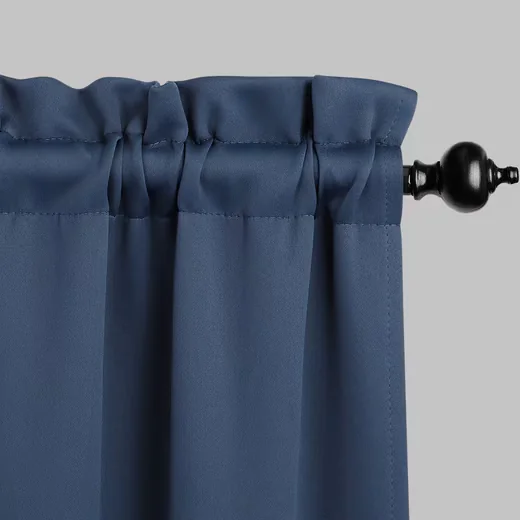 GARVEEMORE Verdunkelungsvorhang Valance 230 GSM Mikrofaser blickdicht