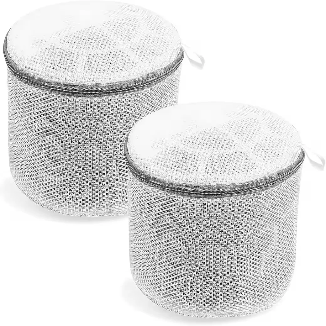 AGGER BH-Waschbeutel 2er-Set Wäschenetze aus Waben-Mesh