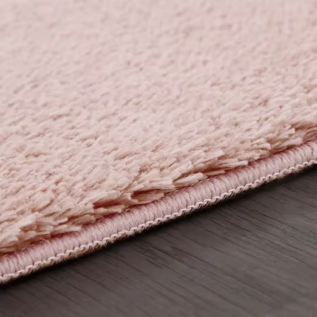 KADIMA DESIGN Teppich Kurzflor waschbar unifarben schmutzabweisend