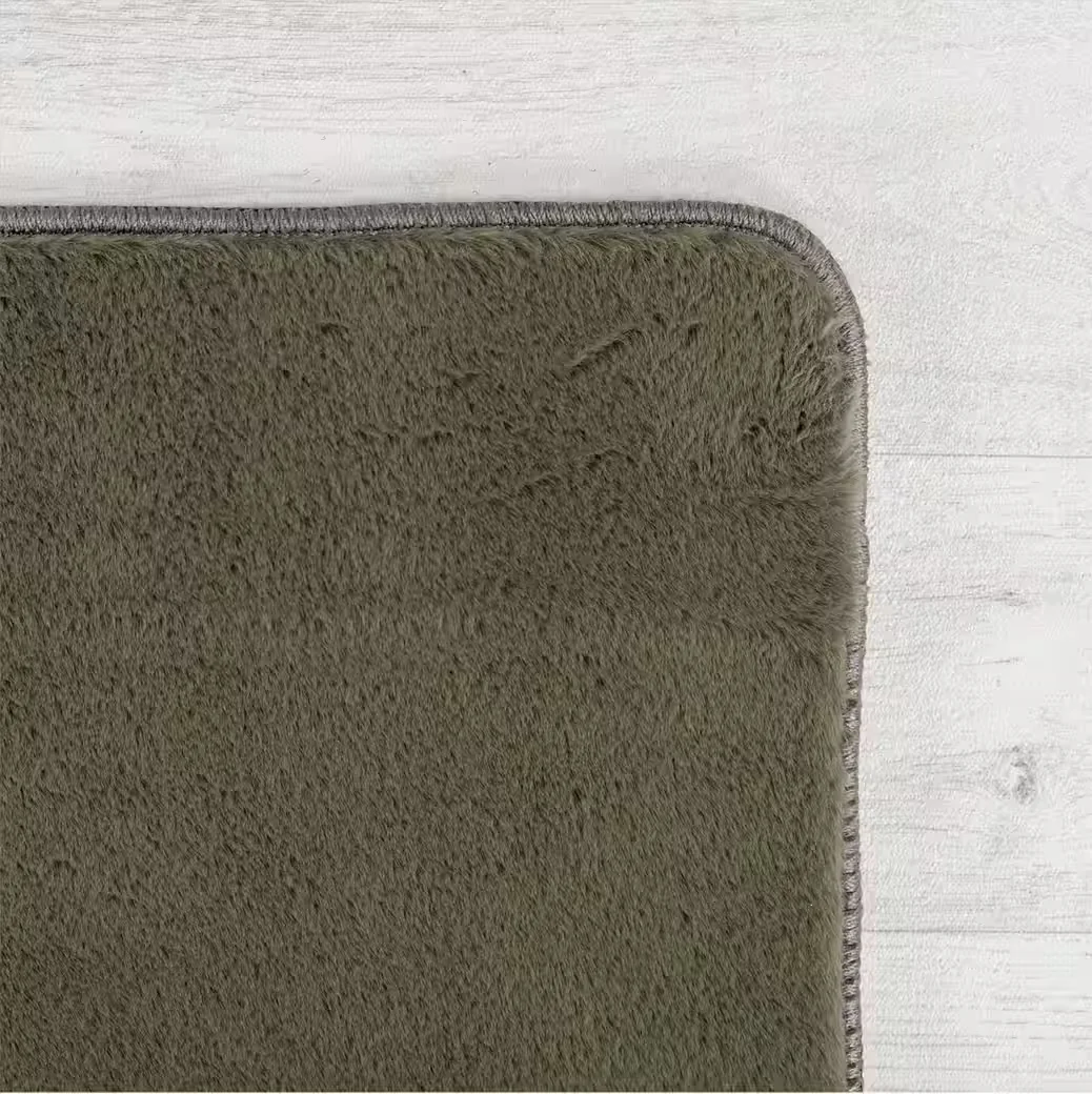 KADIMA DESIGN Teppich ISAR waschbar Uni für Wohnzimmer Schlafzimmer
