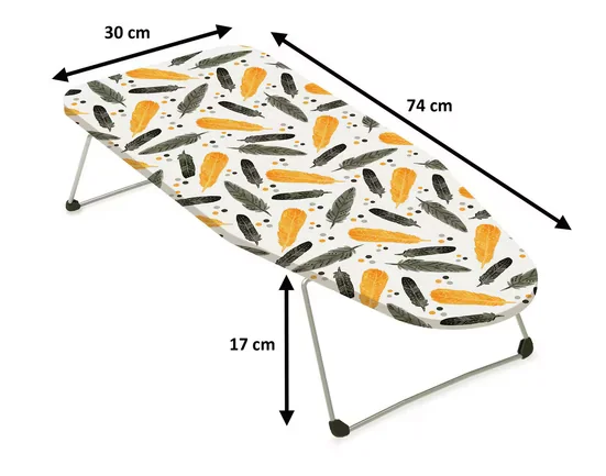 ADOB Tischbügelbrett 70x30 cm klappbar Minibügelbrett klein