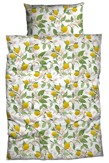 CASATEX Bettwäsche Garnitur Lemon mit Zitronen Motiv