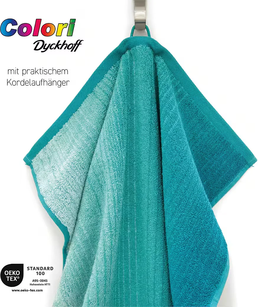 DYCKHOFF Colori Handtuch aus Walkfrottee mit Farbverlauf 1 Stück