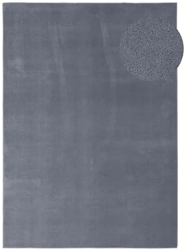 TARACARPET Madrid Uni Kurzflor Teppich einfarbig modern Wohnzimmer