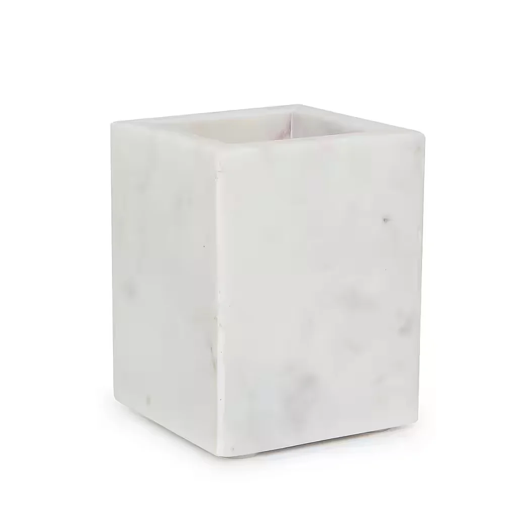 HOUSEPROUD Zahnputzbecher Cubic White Badbecher
