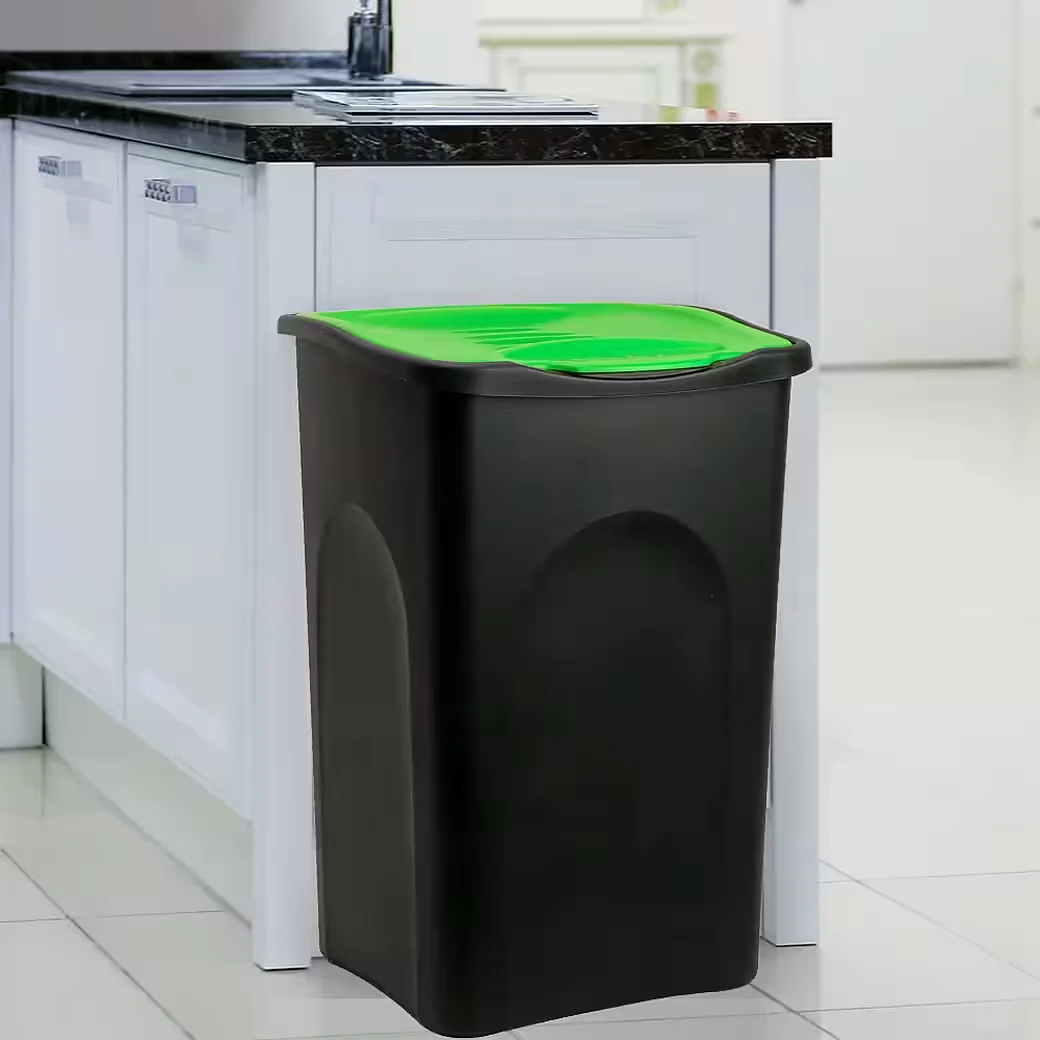 STEFANPLAST Mülleimer 50 L Abfallbehälter 56x37x39 cm Mülltrennung