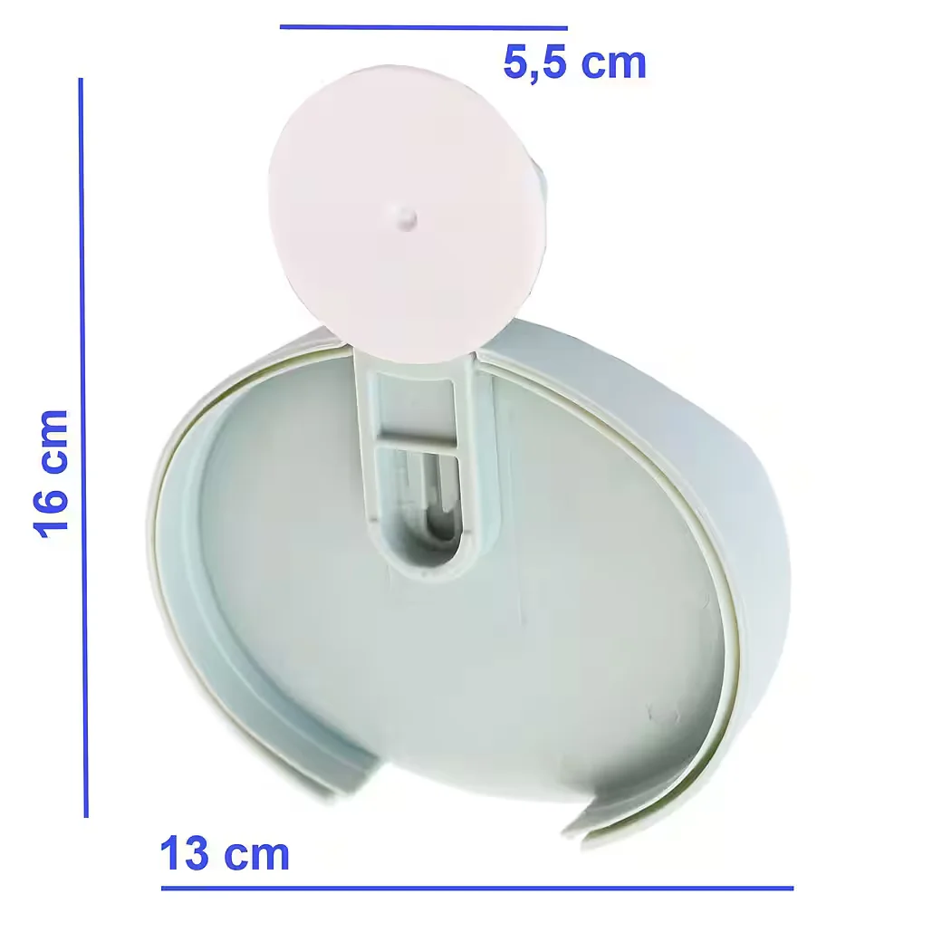 Lantelme Zahnbürstenhalter 2er Set Saugnapf Utensilienhalter Bad