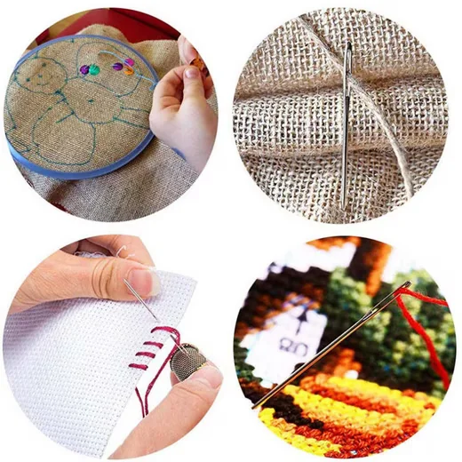 TRENDS FOR LIVING Garnnadel-Set 17 Stück Stopfnadeln gebogene Spitze