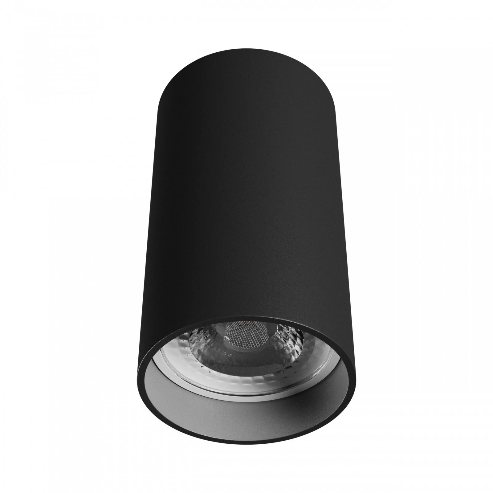 Spectrum CHLOE VARIOSA Aufbauleuchte GU10 IP20 rund schwarz 10W