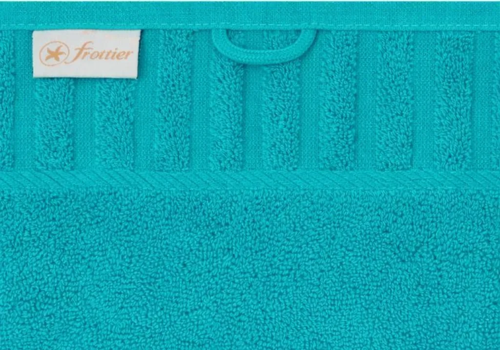 Traumschloss Casa Colori Gästetuch Frottier 30x50 petrol pflegeleicht
