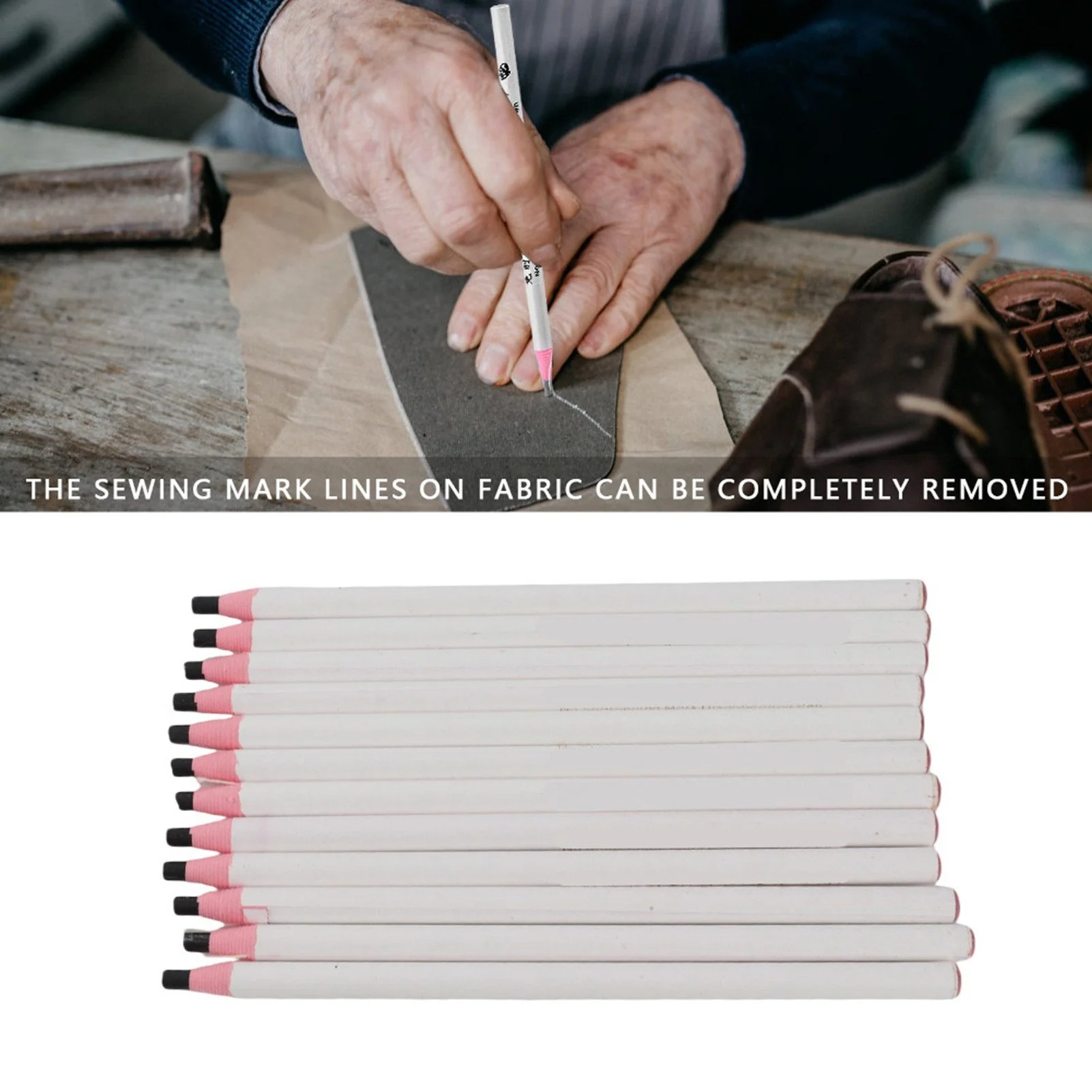 SURFOU selbstlöschende Stoffmarker 12er Set Schneiderstifte