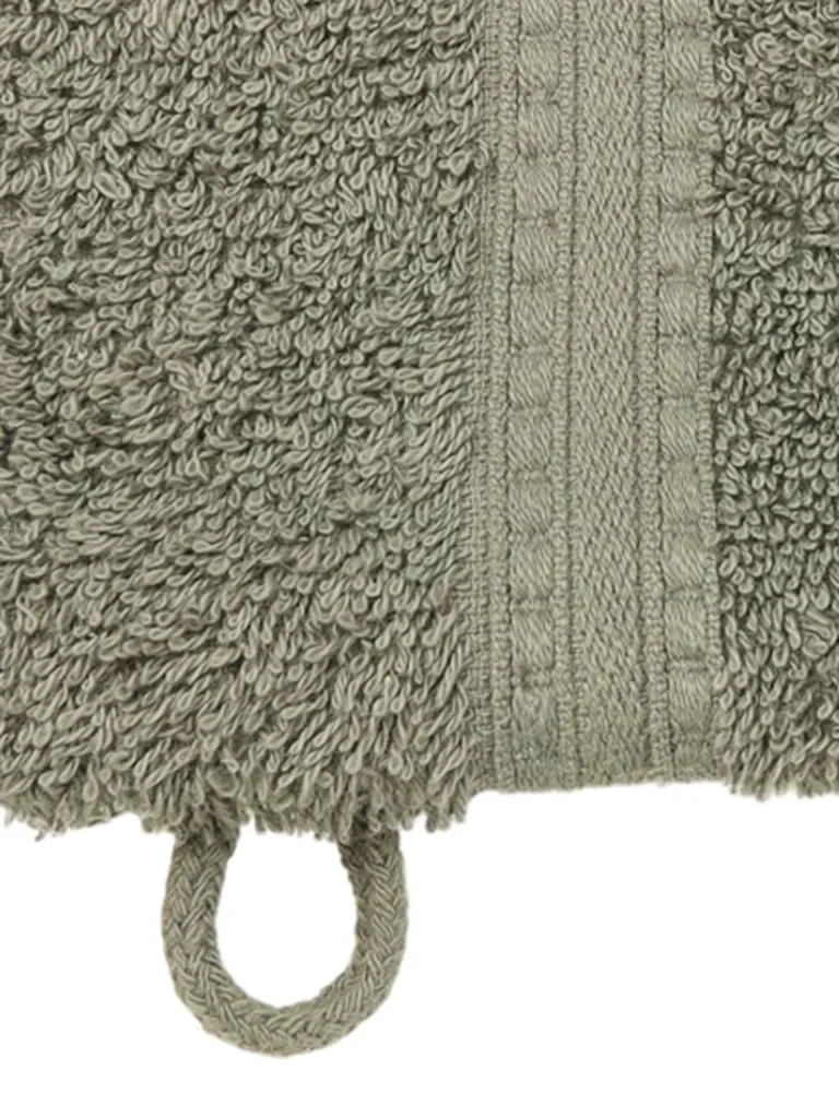 Julie Julsen Bio Waschhandschuh Silbergrau 15 x 21 cm