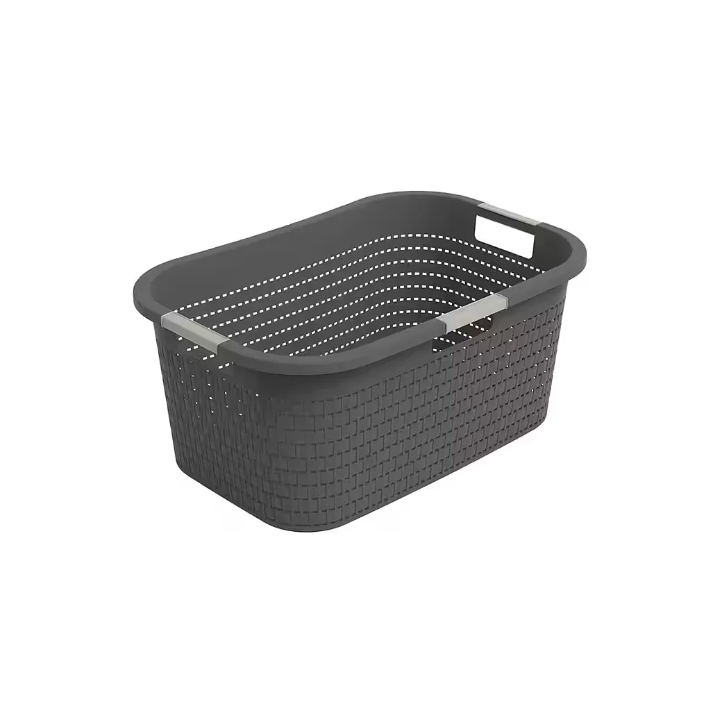 ROTHO Wäschekorb COUNTRY 40 l ergonomisch mit Griffen