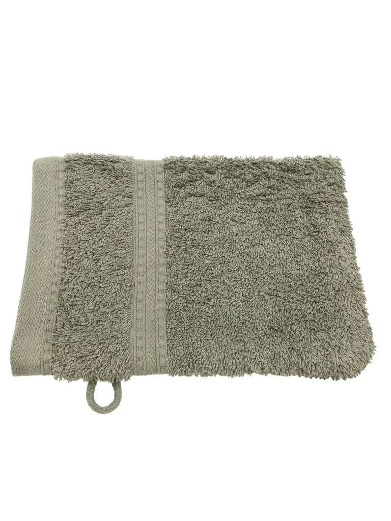 Julie Julsen Bio Waschhandschuh Silbergrau 15 x 21 cm