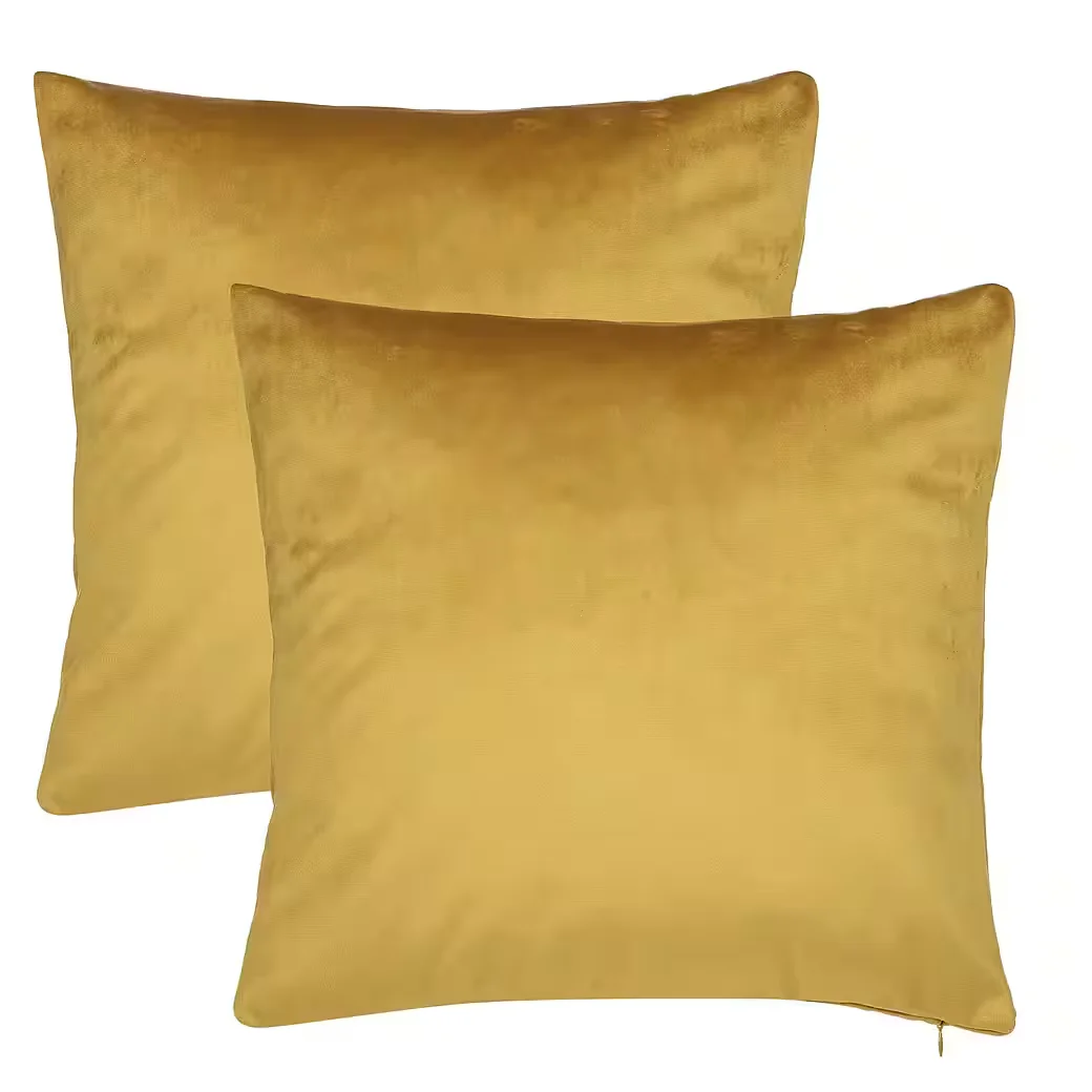 BARBONS Kissenbezug aus Samt, weiche dekorative Kissenhülle für Sofa