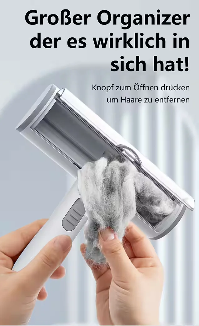 JUMPEAK Fusselroller Tierhaarentferner mit Walzenkonstruktion