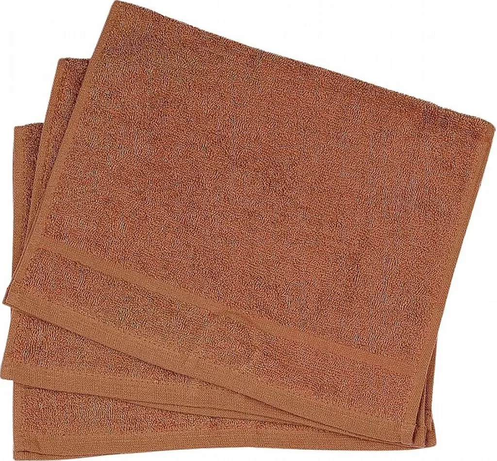 Profod Classic Gästehandtuch braun 30x50 cm 100 Prozent Baumwolle