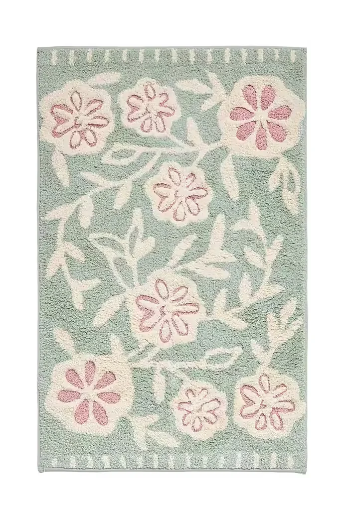 NEXT Badematte aus Baumwolle mit floralem Blumenmuster