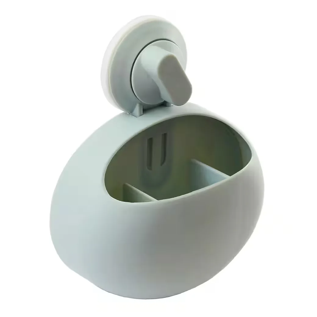 Lantelme Zahnbürstenhalter 2er Set Saugnapf Utensilienhalter Bad