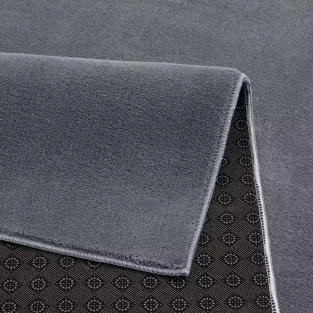 TARACARPET Madrid Uni Kurzflor Teppich einfarbig modern Wohnzimmer