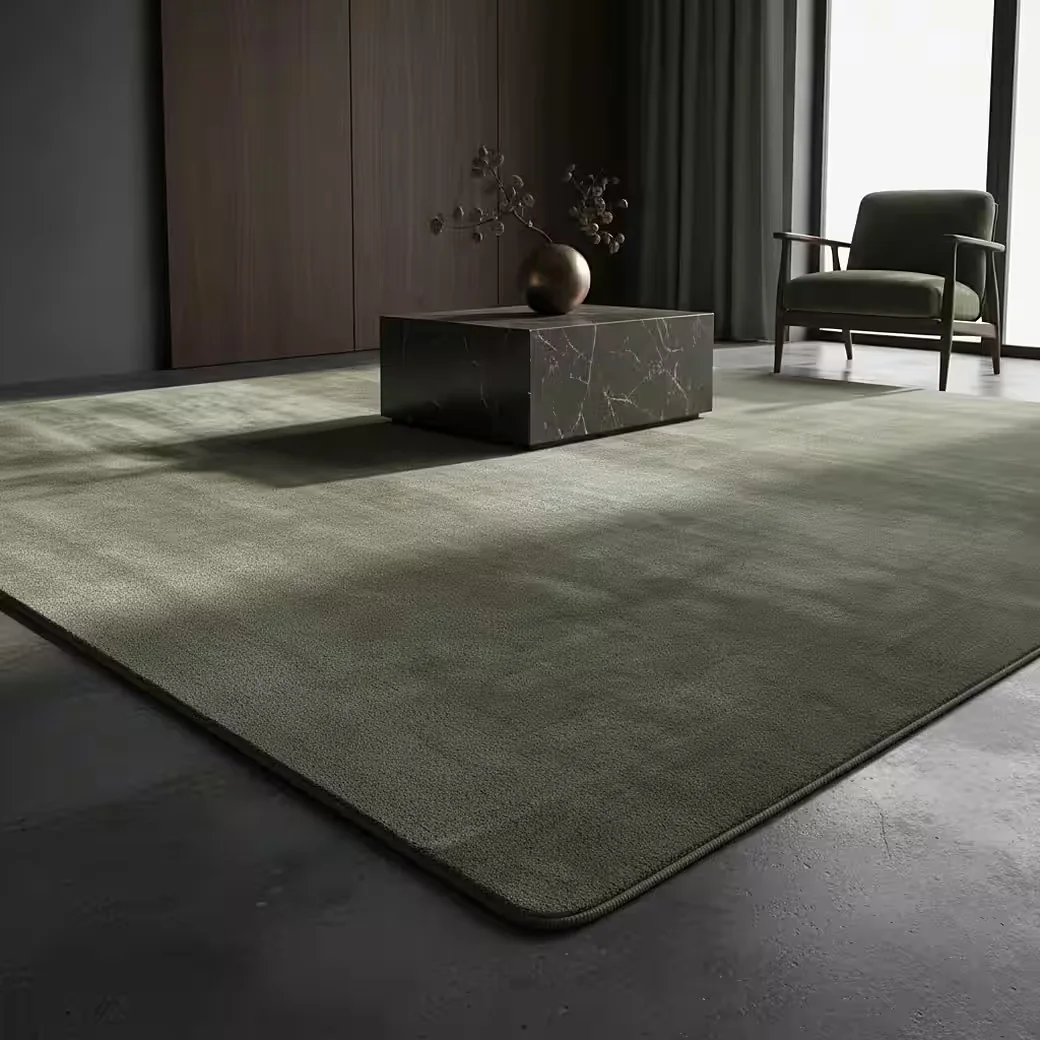 KADIMA DESIGN Teppich ISAR waschbar Uni für Wohnzimmer Schlafzimmer